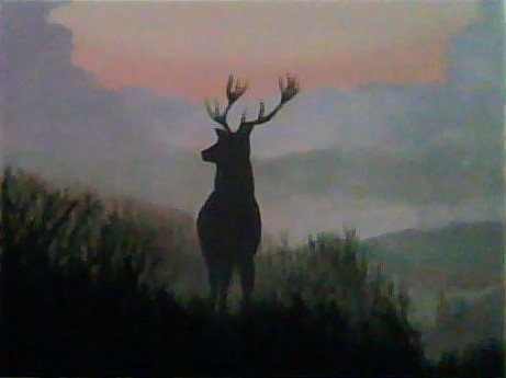 Deer in the Mist